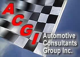 Automotive Consultant Group Inc. logo with black and white checkered flag